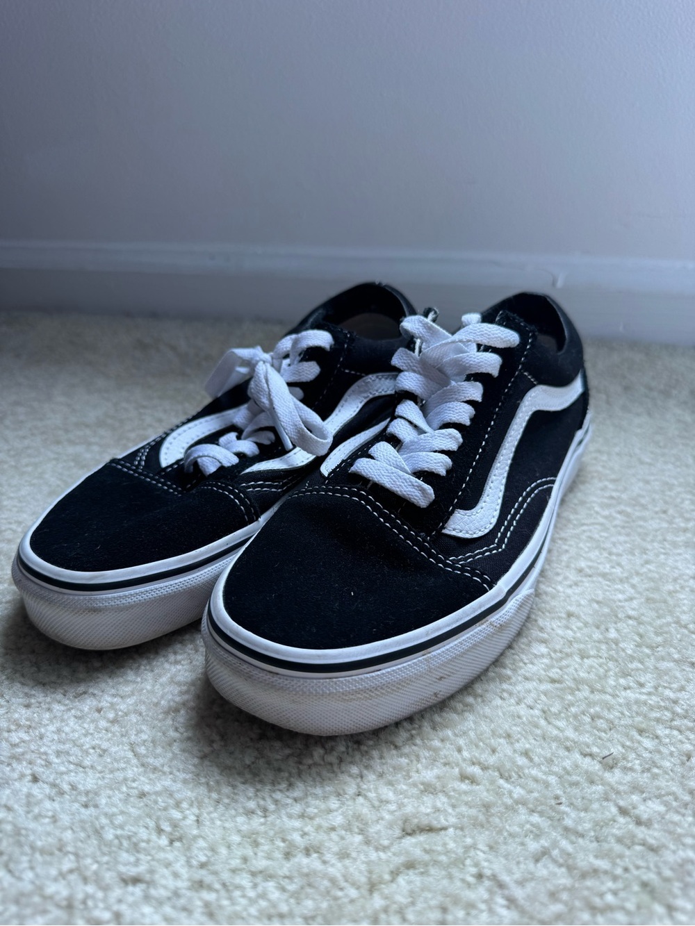 Classic Black and White Low-Top Sneakers